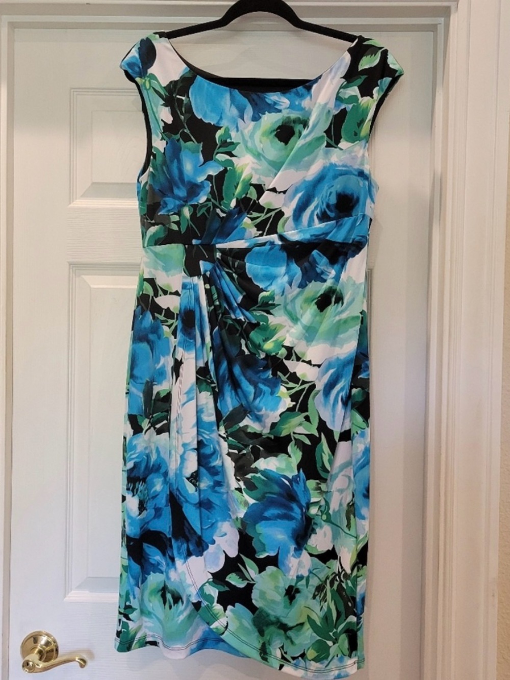Connected Apparel floral wrap dress, size 14